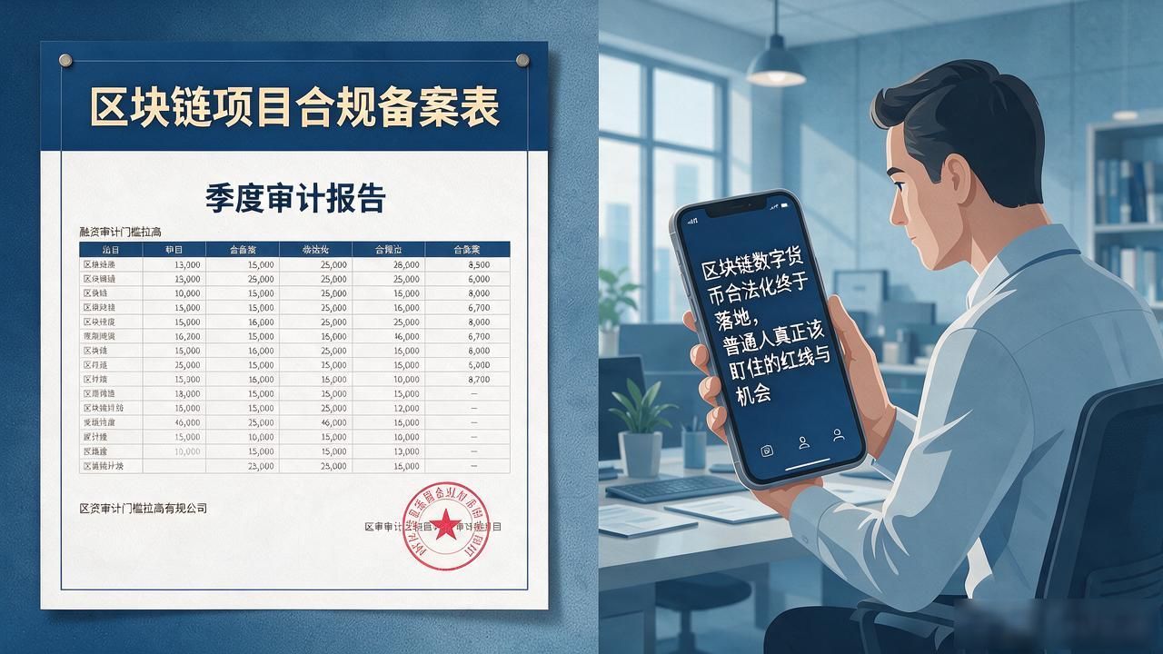 区块链数字货币合法化终于落地，普通人真正该盯住的红线与机会