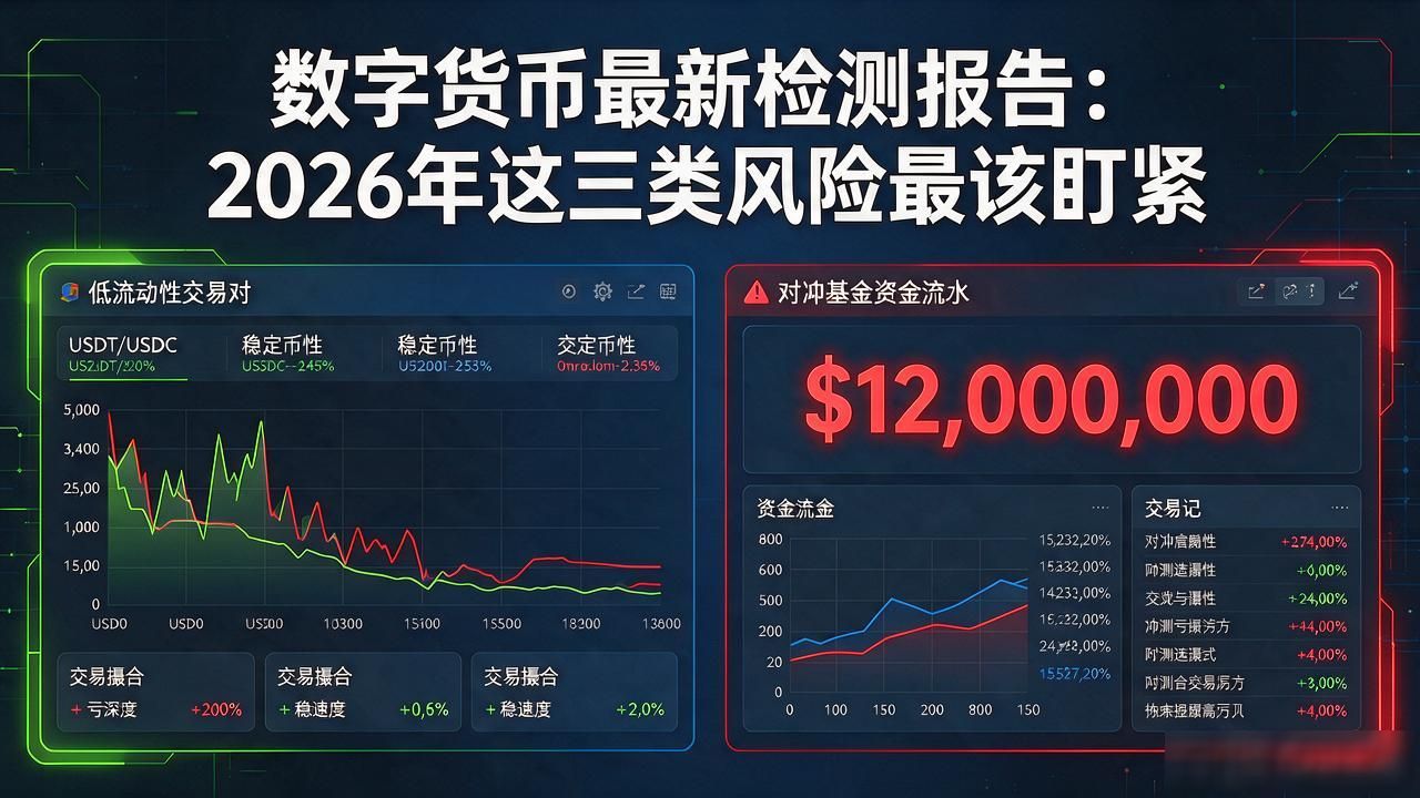 数字货币最新检测报告：2026年这三类风险最该盯紧