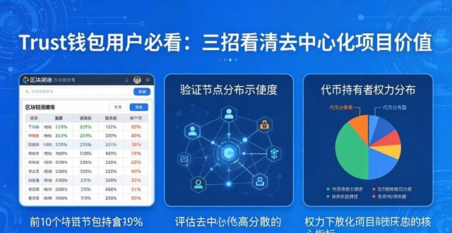 Trust钱包用户必看：三招看清去中心化项目价值