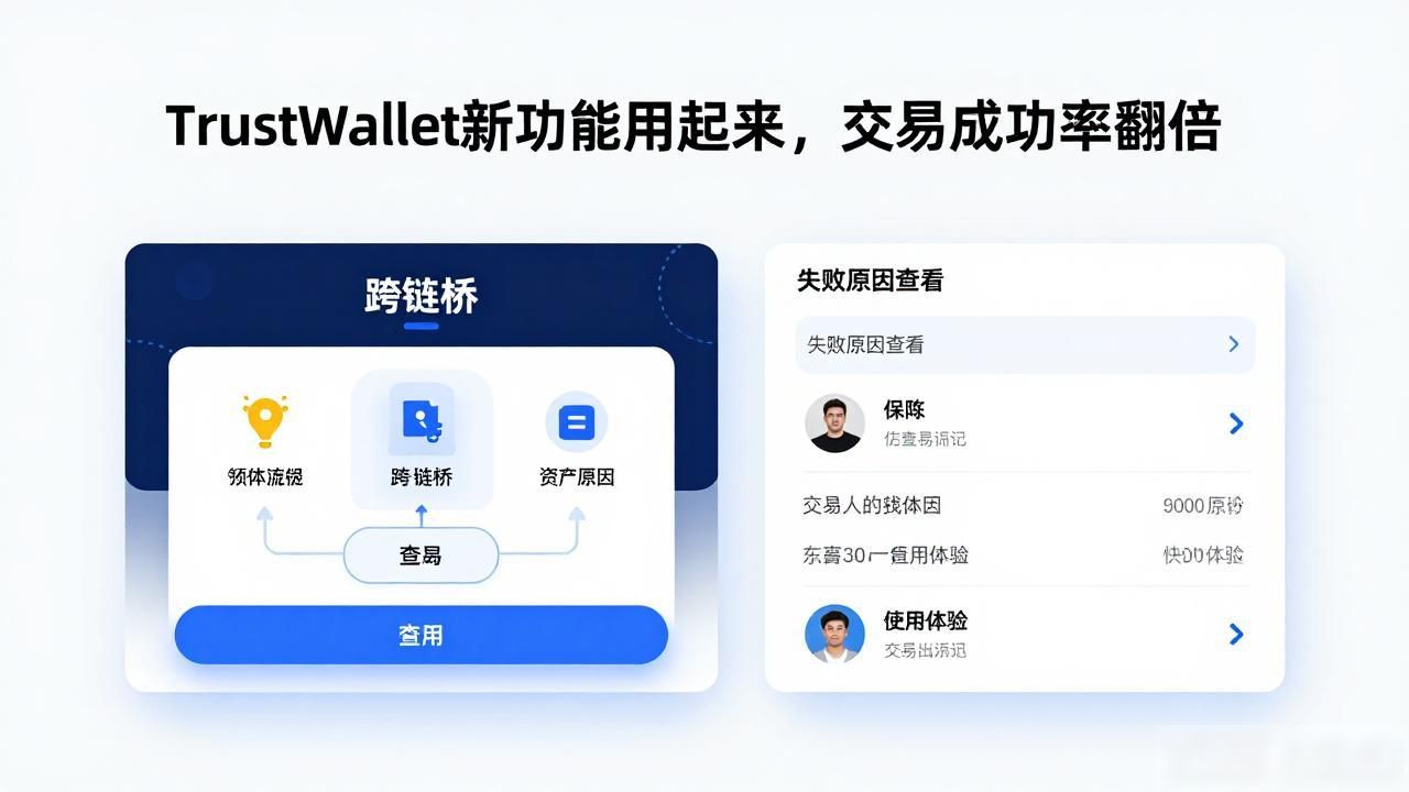 Trust Wallet新功能用起来，交易成功率翻倍