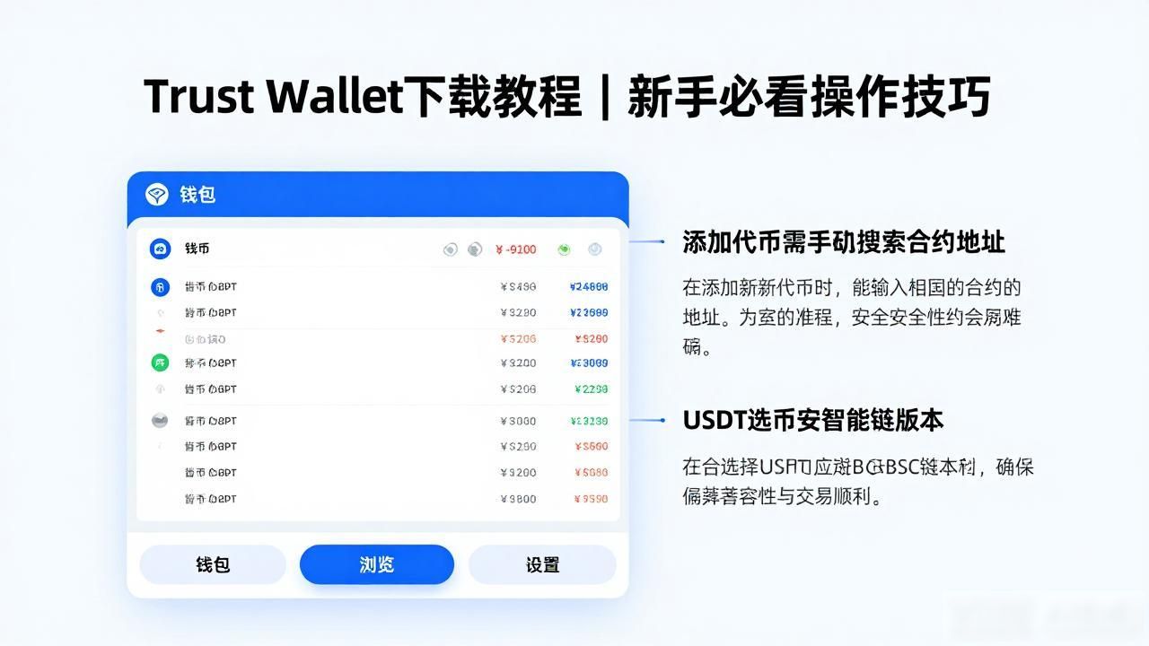 Trust Wallet下载教程｜新手必看操作技巧