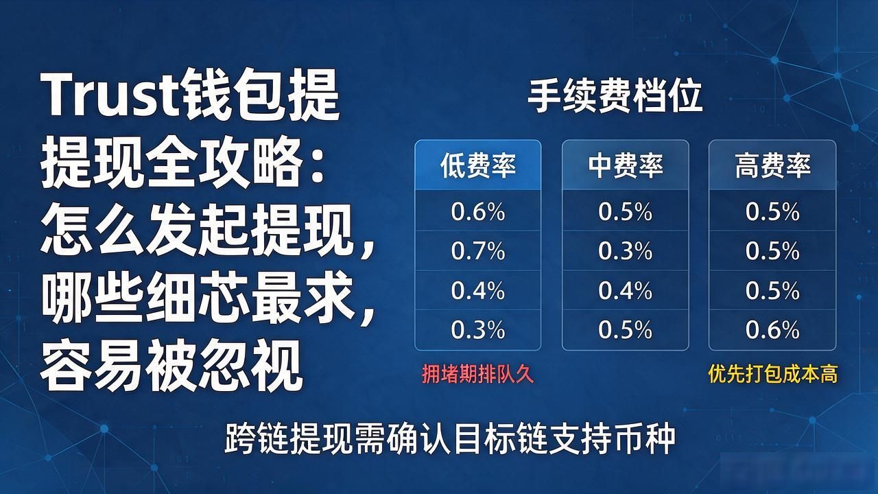 Trust钱包提现全攻略:怎么发起提现请求,哪些细节最容易被忽视