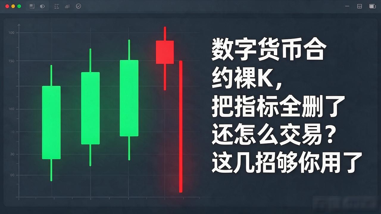 数字货币合约裸K，把指标全删了还怎么交易？这几招够你用了