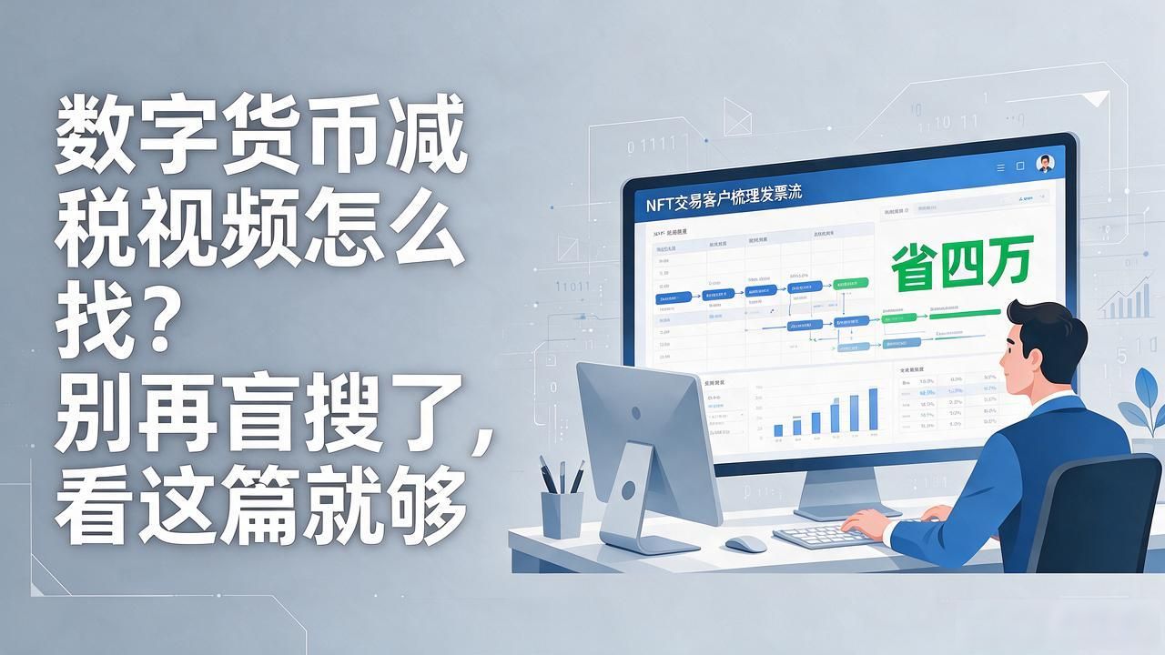 数字货币减税视频怎么找？别再盲搜了，看这篇就够