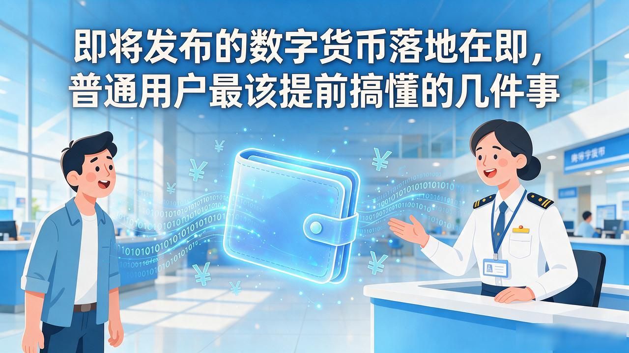 即将发布的数字货币落地在即，普通用户最该提前搞懂的几件事